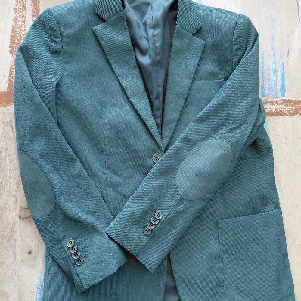 Boys green corduroy Blazer